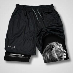 SAVD Revelation 5:5 'Lion' Youth Performance Shorts, 4XS